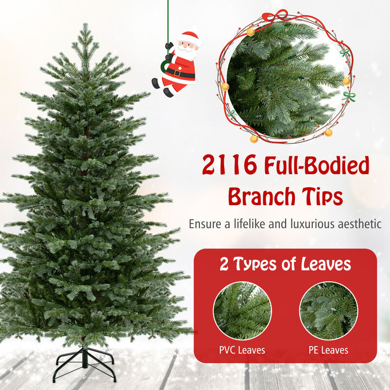 Artificial Christmas Tree with Lush PVC and  LED Lights