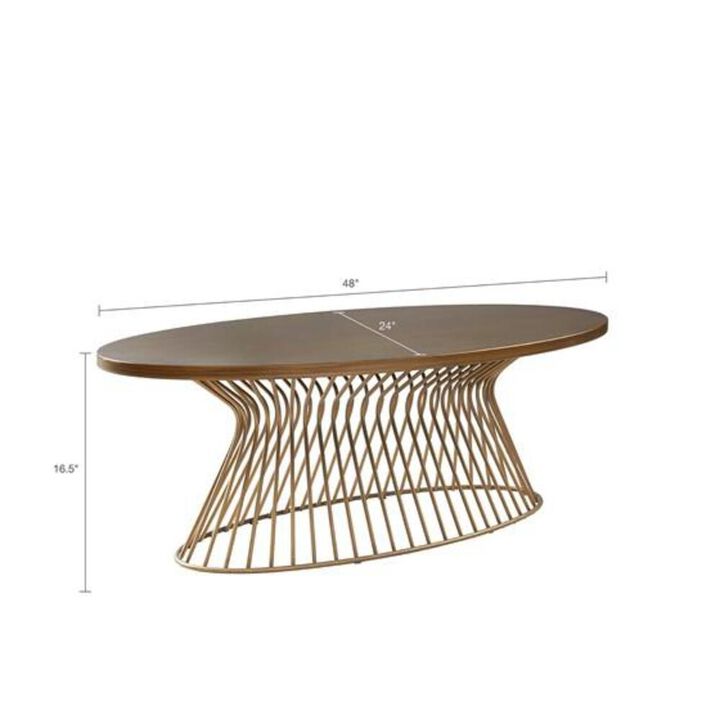 Belen Kox Modernista Mid-Century Bronze Coffee Table, Belen Kox