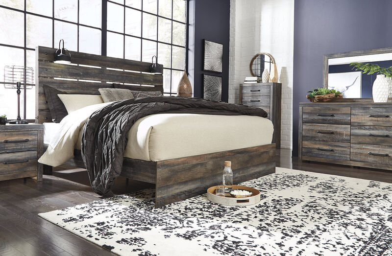 Drystan King Panel Bed