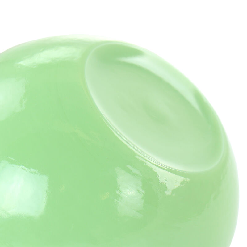 Martha Stewart 2 Piece 6 Inch Jadeite Glass Bowl Set in Jade Green