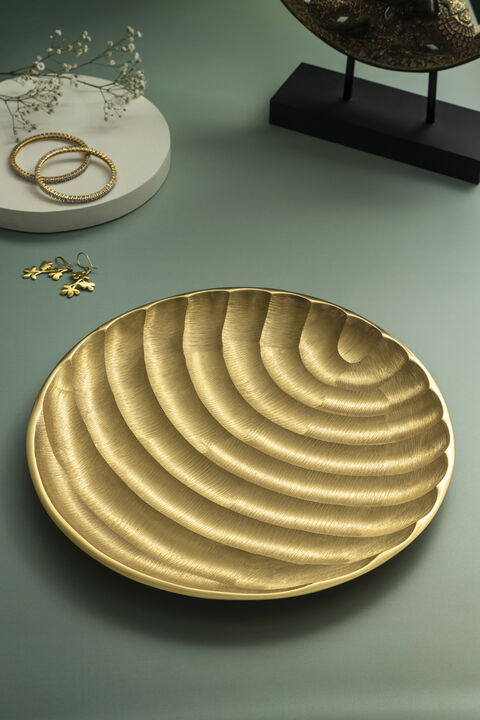 Savanna Gold Decorative Tray 12"