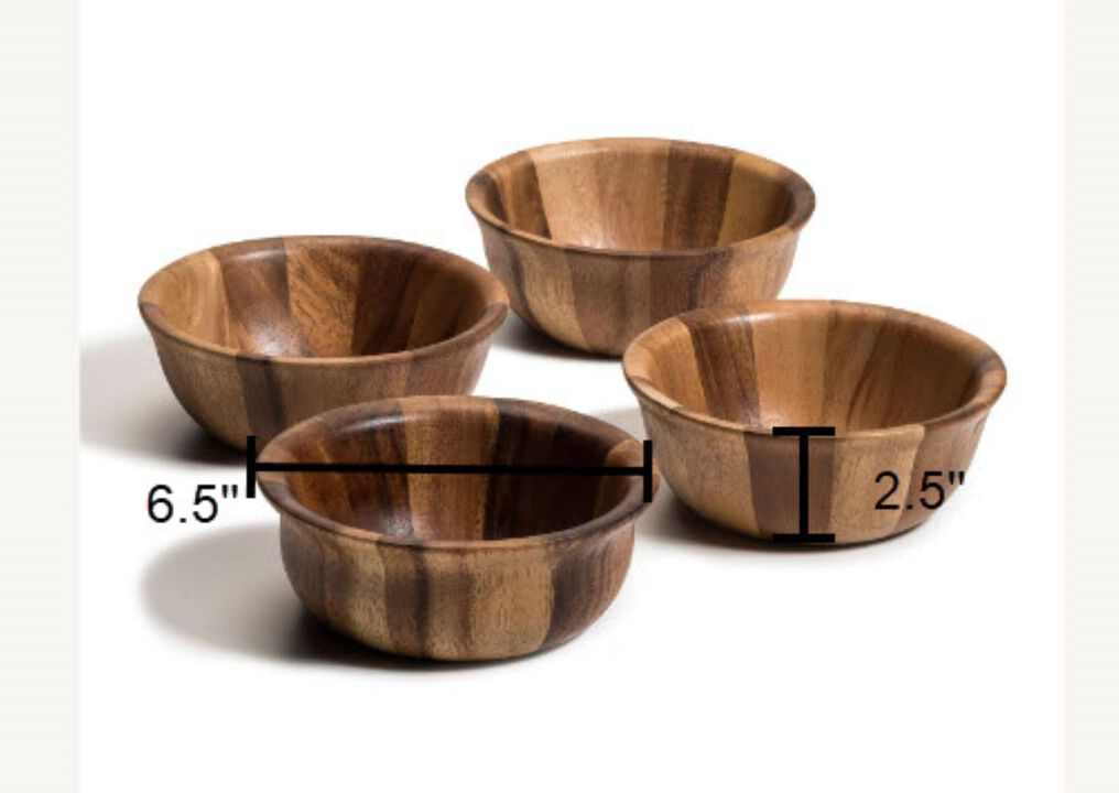 Individual Salad Bowl x 4