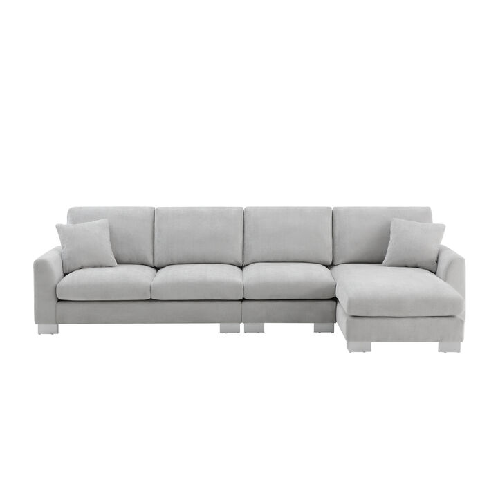 Merax Modern L-shaped Oversized Sectional Sofa