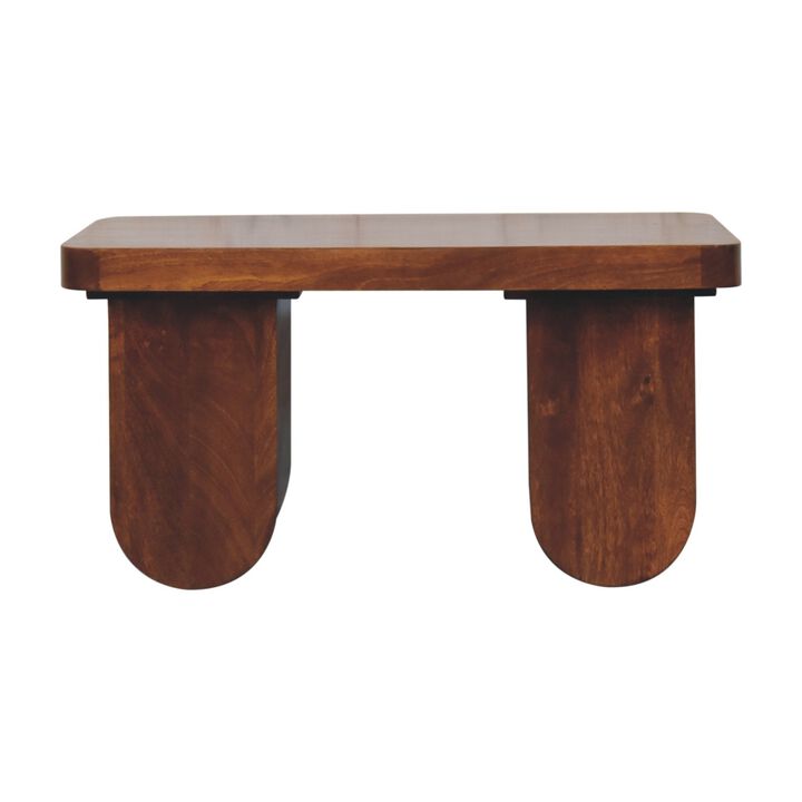 Artisan Furniture Solid Wood Chunky Chestnut Coffee Table Artisan Furniture Solid Wood Chunky Chestnut Coffee Table
