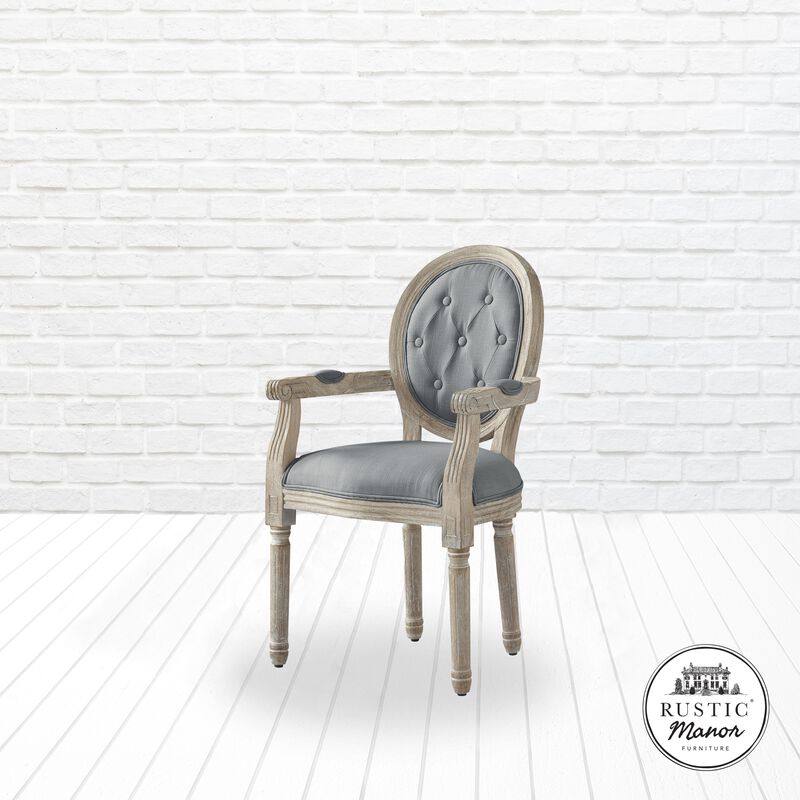 Rustic Manor Felicia Linen Dining Chair
