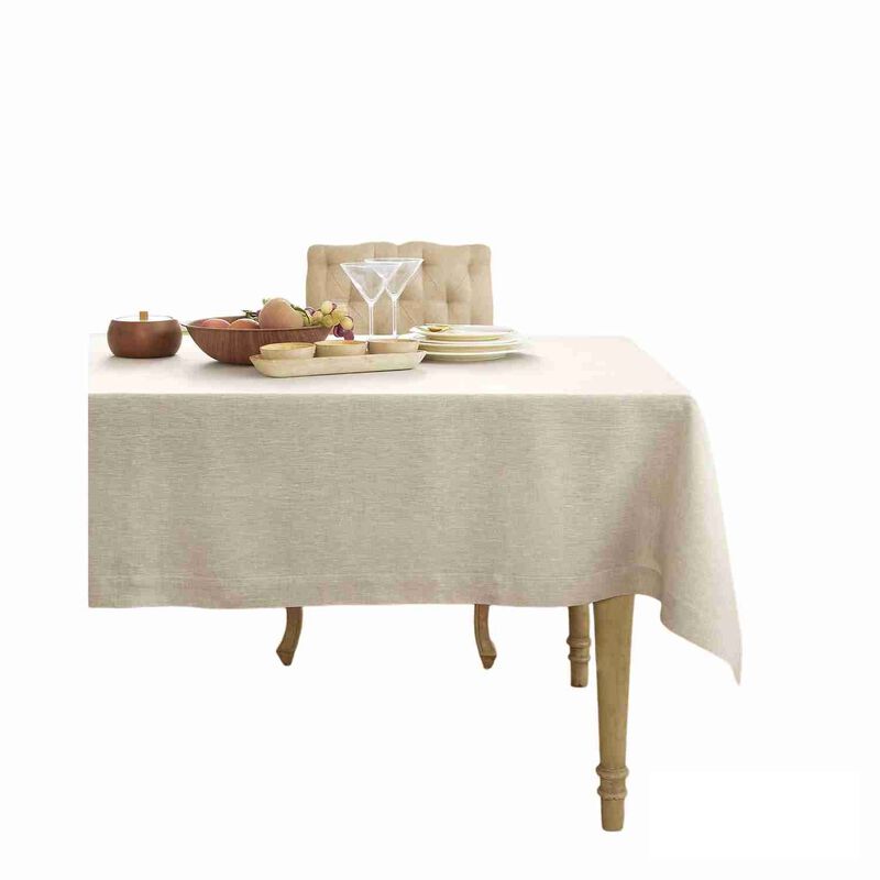 Solino Home 100% Pure Linen Tablecloth | Athena for Spring and Easter