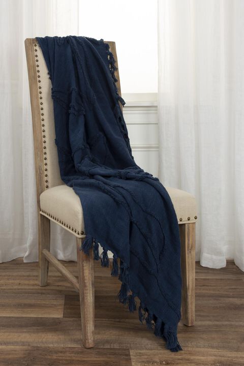 Blue 50" x 60" Throw Blanket