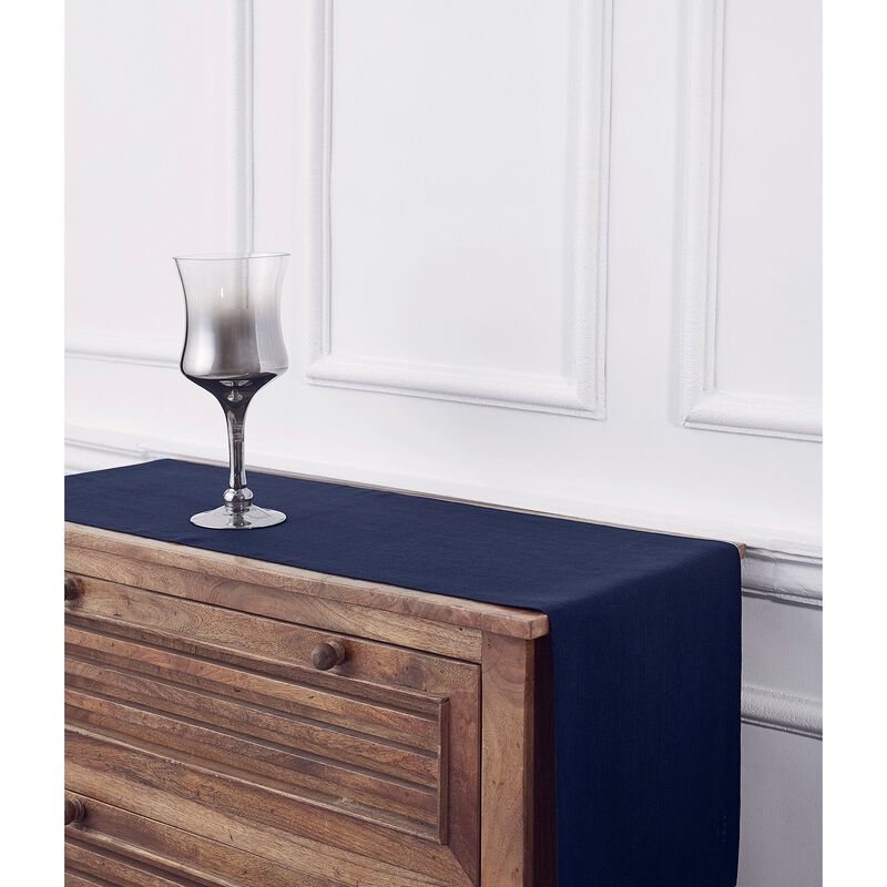 Solino Home 100% Pure Linen Table Runner | Fete for Valentine;s