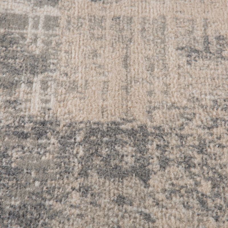 Alpine Cel Light Blue Abstract Area Rug 5'3" x 7'6"