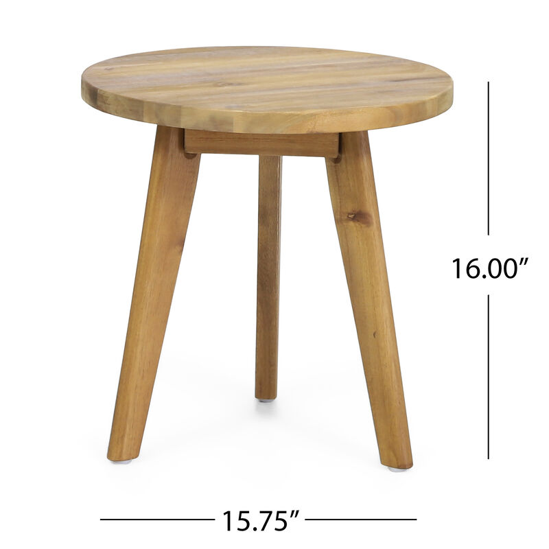 Merax Wood Side Table Compact Dining Table
