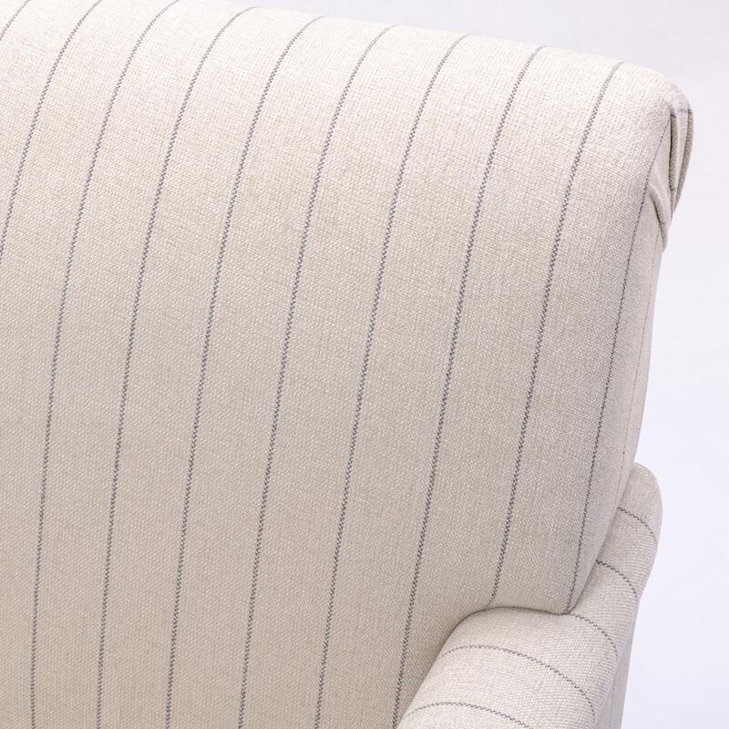 CSP Seville Sea Oat Striped Arm Chair