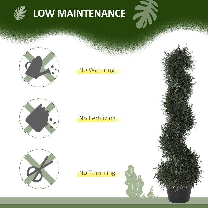 Indoor Fake Cedar Plant feat. High-Quality Detailed Look & Ready-to-Use Packing