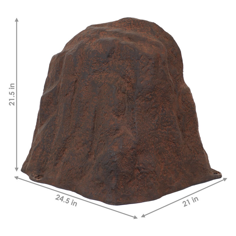Sunnydaze Artificial Polyresin Landscape Rock with Stakes