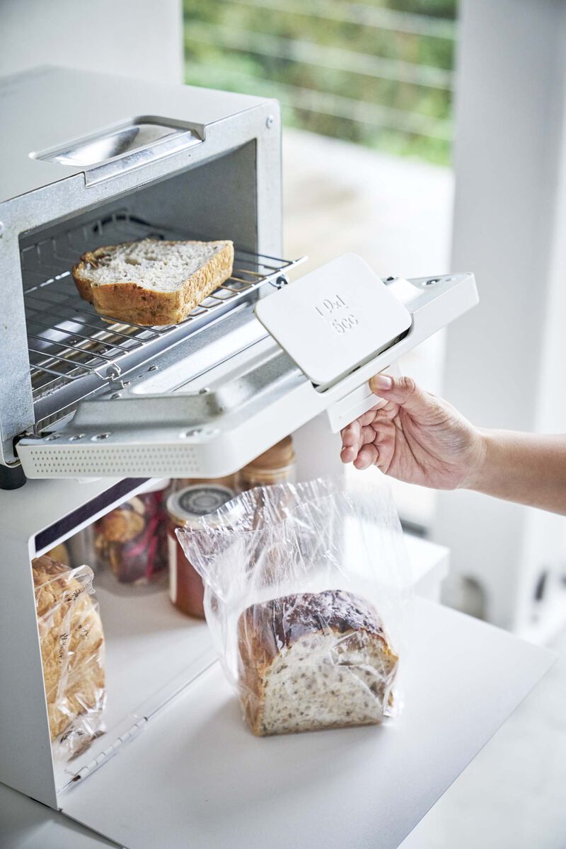 Bread Box - Steel, White