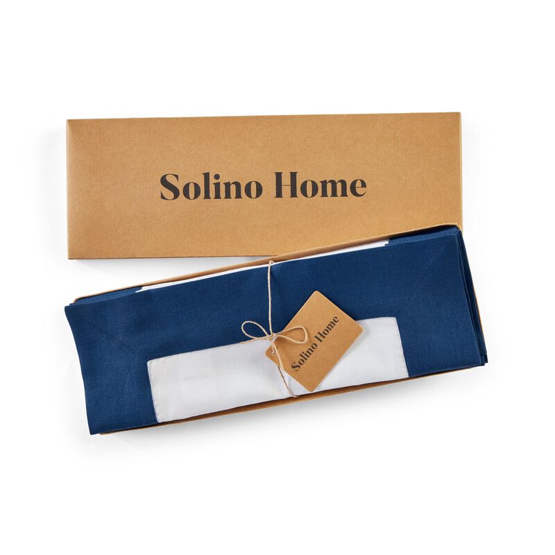 Solino Home 100% Pure Linen 14 x 19 Inch Placemats Set of 4 | Contempo