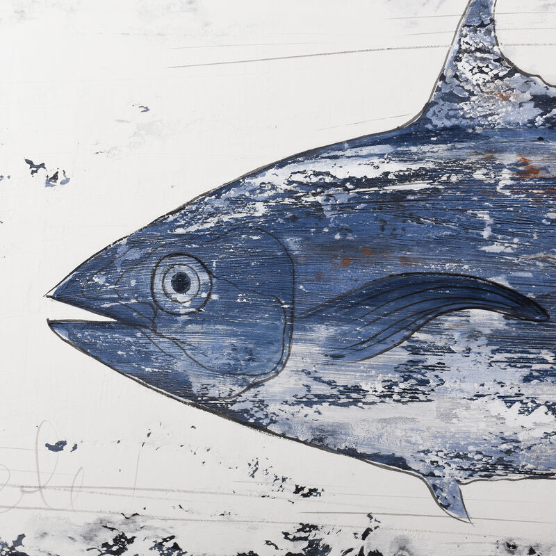Rustic Tuna Painting