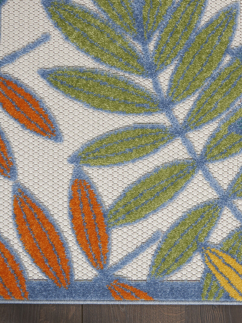 Aloha ALH18 Ivory/Multicolor 6' x 9' Rug