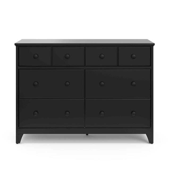 Storkcraft Moss 6 Drawer Double Dresser - Black