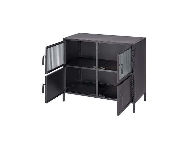 Vitrino 4 Door Side Table