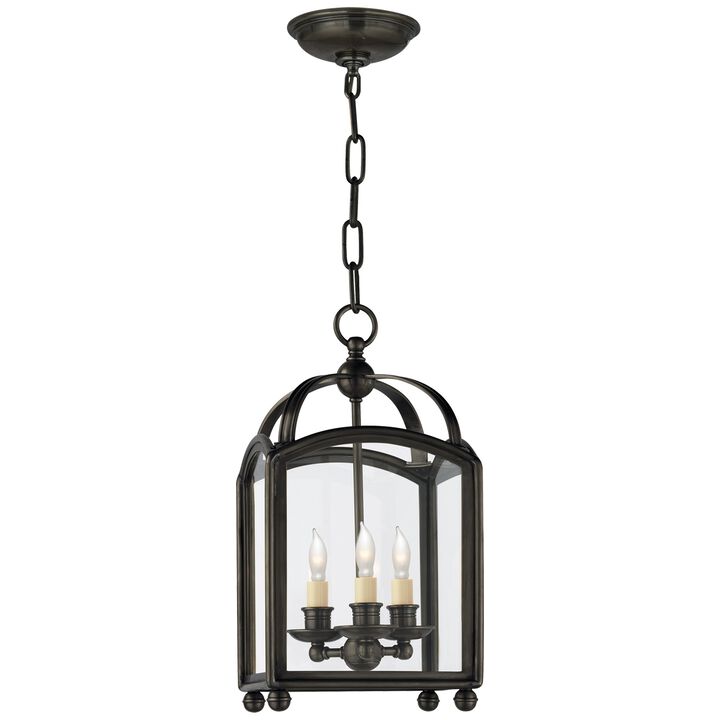 Arch Top Mini Lantern in Bronze