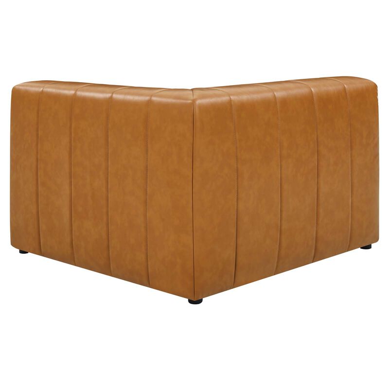 Bartlett Vegan Leather 3-Piece Sofa Brown EEI-4515-TAN