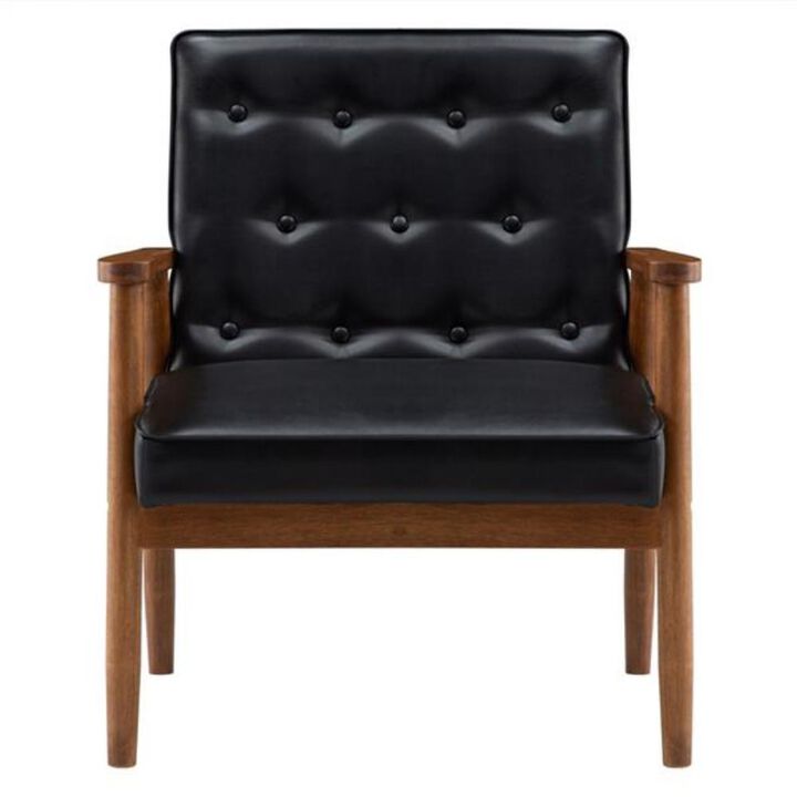 Modern Wooden Single Chair Stylish and Comfortable Seating for Home or Office