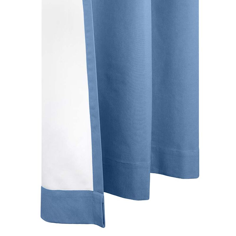 Thermalogic Weathermate Topsions Room Darkening Provides Daytime and Nighttime Privacy Curtain Panel Pair Each Blue