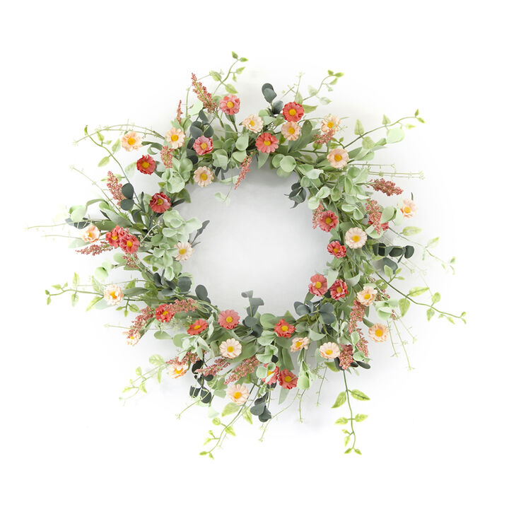 Mini Daisy Wreath – Cute and Cheerful Décor for Home, Door, or Spring/Summer Accent