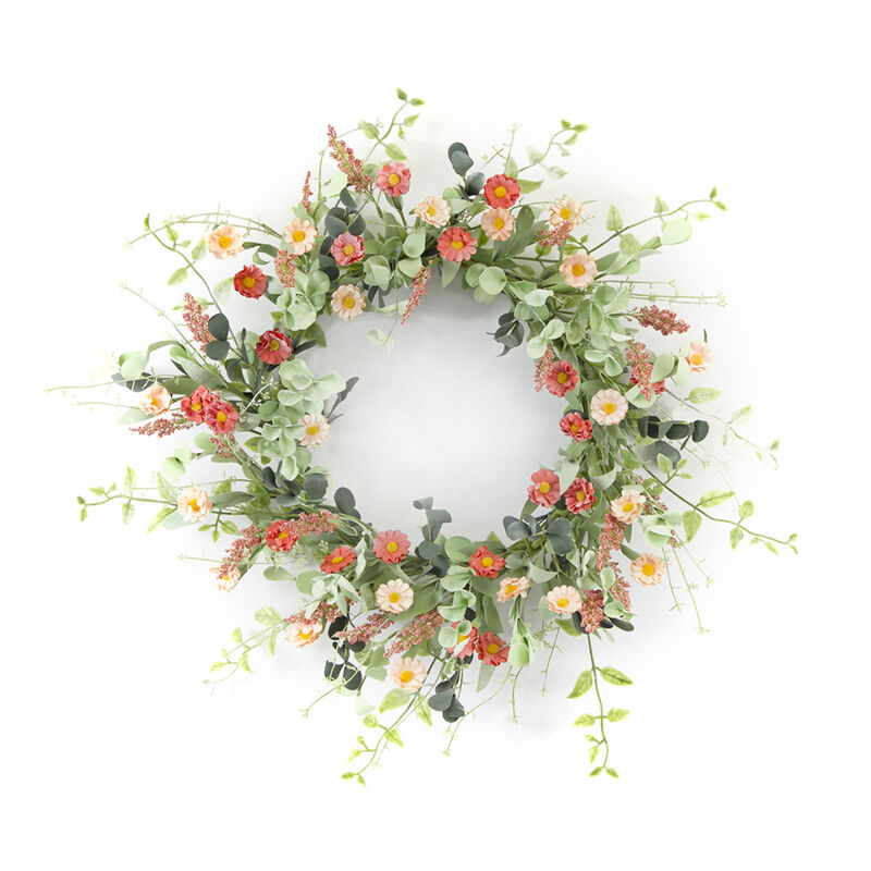 Mini Daisy Wreath – Cute and Cheerful Décor for Home, Door, or Spring/Summer Accent