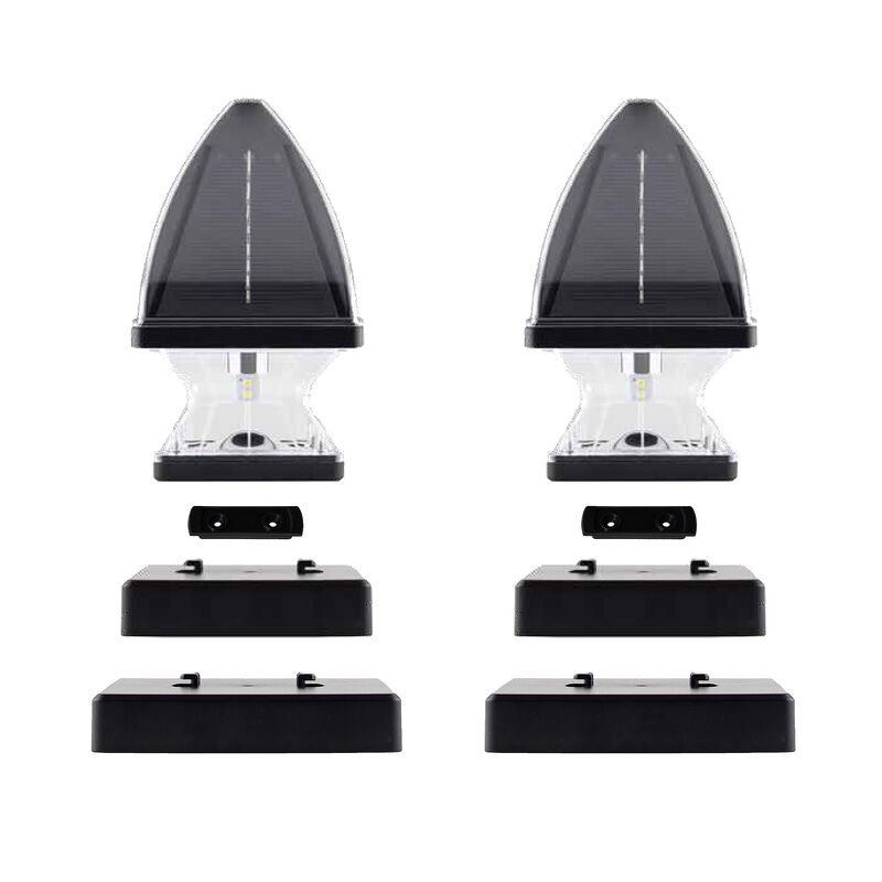 Gothic Solar Post Cap Light KIT - Black