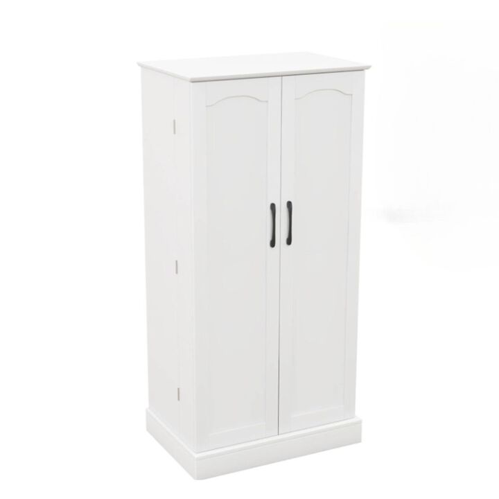 Hivvago Freestanding Buffet Cupboards Sideboard with 2 Doors and Anti-Tipping Devices