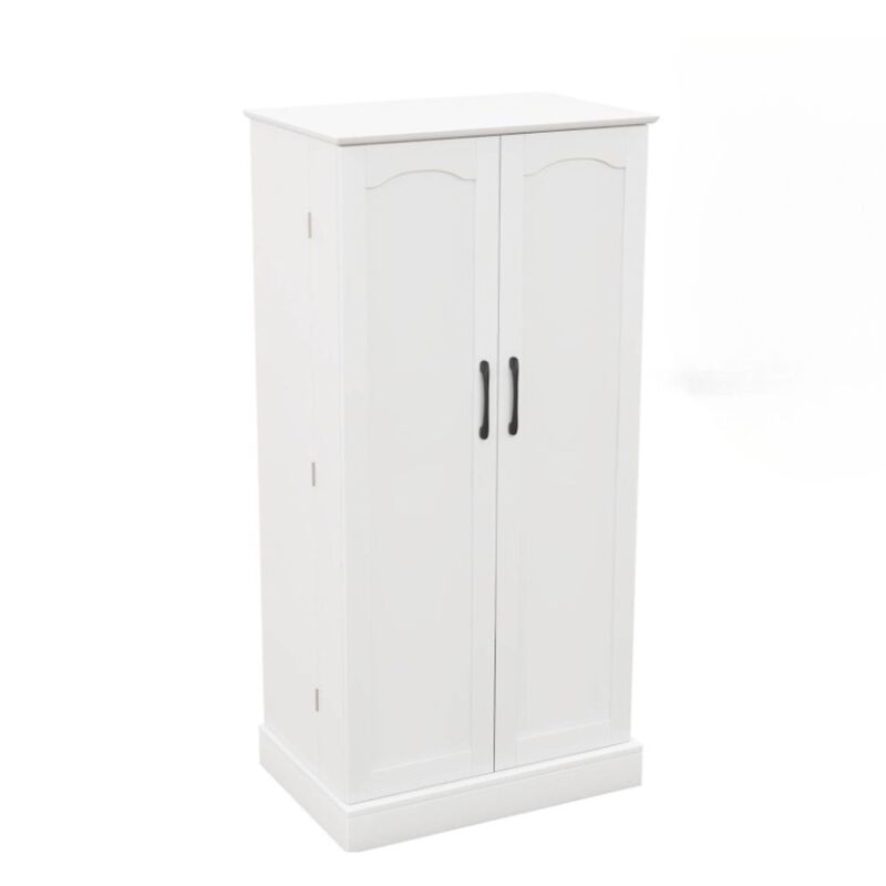 Hivvago Freestanding Buffet Cupboards Sideboard with 2 Doors and Anti-Tipping Devices