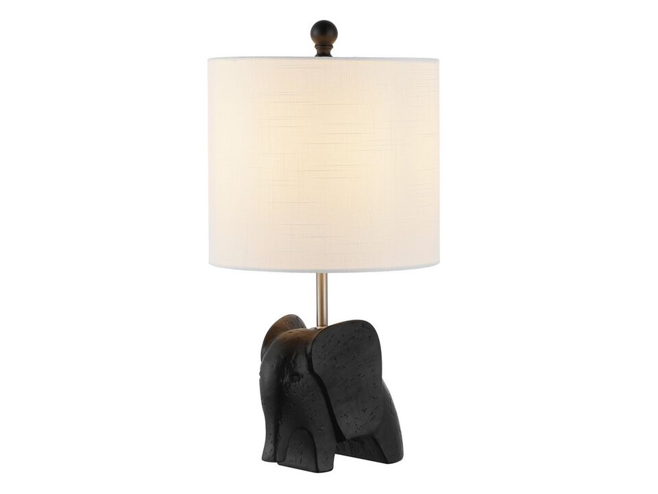 Koda Eclectic Southwestern Resin/Iron Elephant LED Kids' Table Lamp