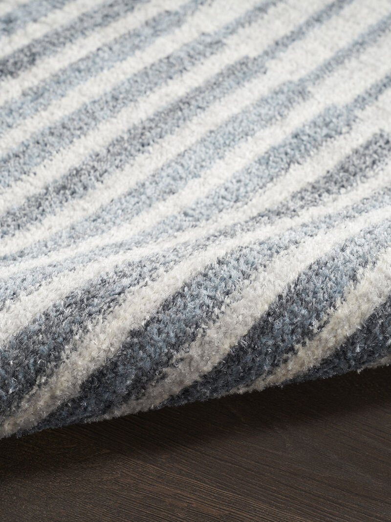 Astra Machine Washable ASW03 Ivory/Blue 7'10" x 10' Rug