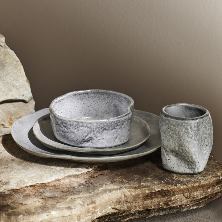 Stone by Mercer Project ATIK Stoneware 16 Piece Dinnerware Set