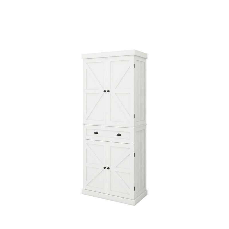 Four-Door, One-Drawer Cabinets, Metric Hinge Full Cover Door Panel