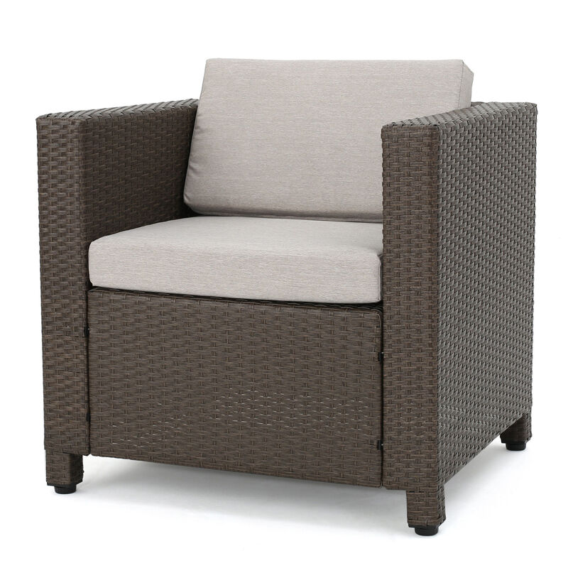 Merax 4 Pieces Outdoor Rattan  Sofa Set