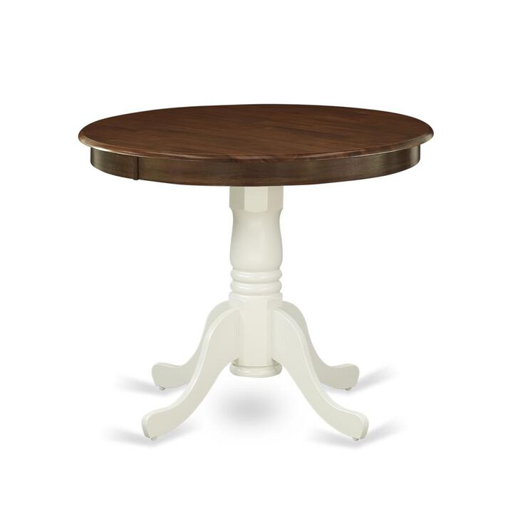 East West Furniture Dining Table Oak & Black, AMT-WLW-TP