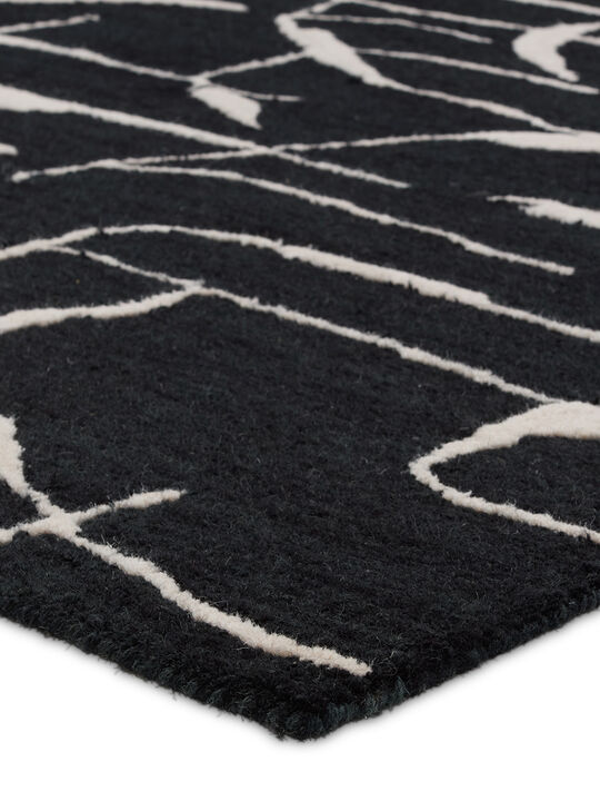 Mallino By Nikki Chu Noir Black 5' x 8' Rug