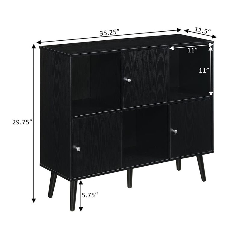 Convience Concept, Inc. Xtra Storage 3x2 3 Door Cabinet Console Table