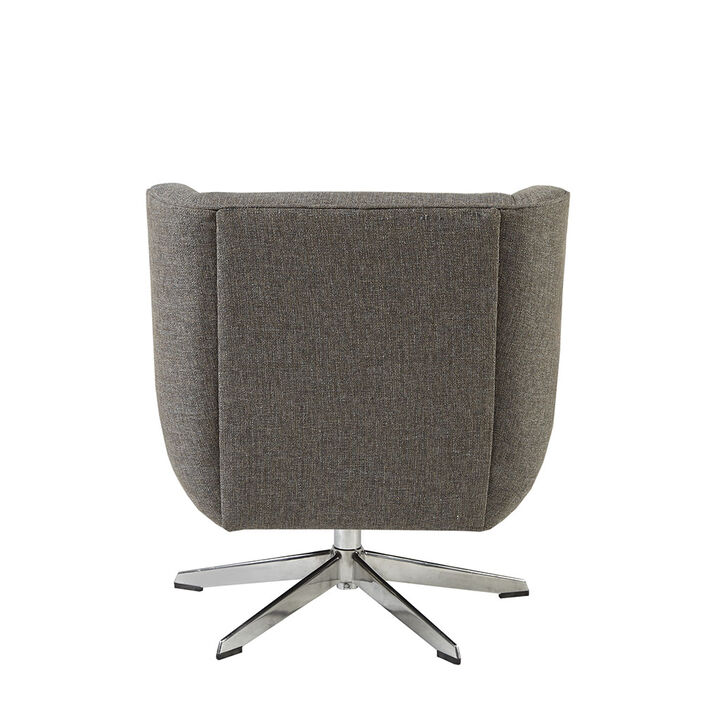 Gracie Mills Reilly Stellar Swivel Lounge Chair with Star Base