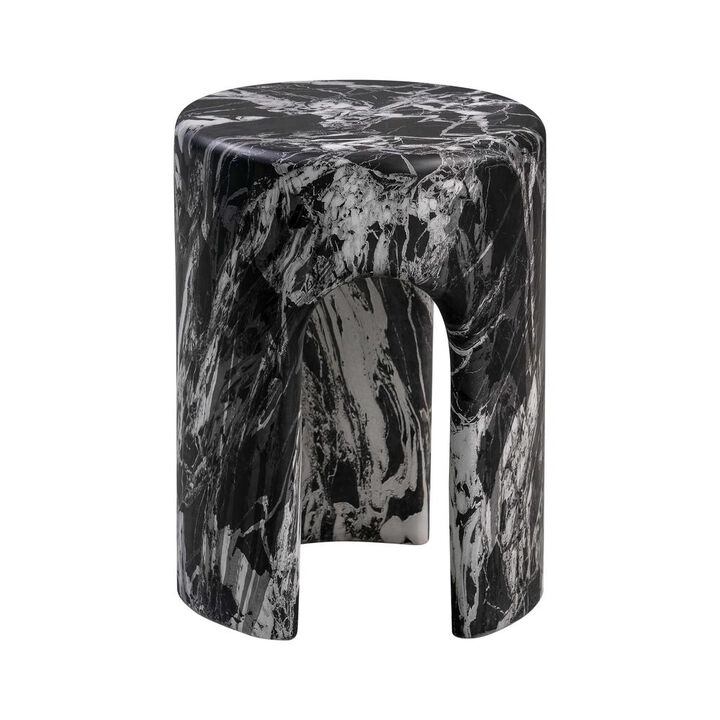 Belen Kox Modern Marble Concrete Side Table, Belen Kox