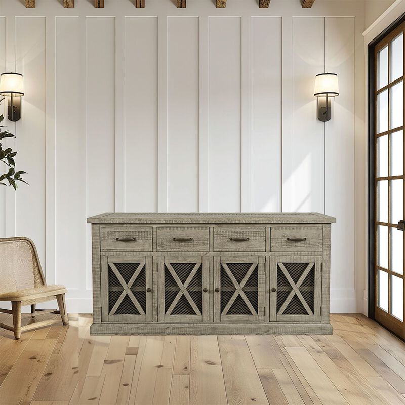 Jofran Four Drawer Sideboard Buffet Server