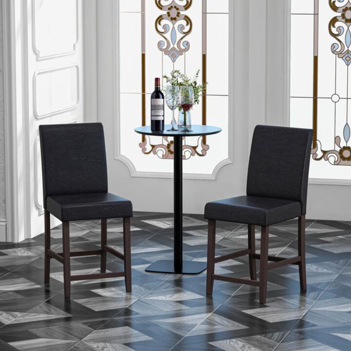 Hivvago 25 Inch Counter Height Set of 2 Bar Stools