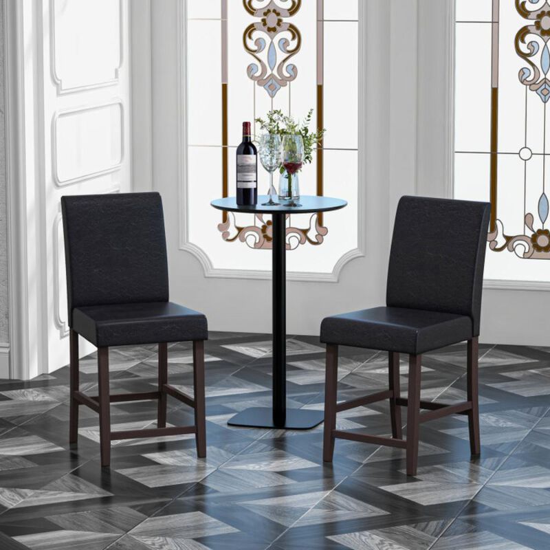 Hivvago 25 Inch Counter Height Set of 2 Bar Stools