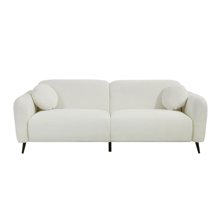 Merax Upholstered Loveseat 2 Seats Sofa