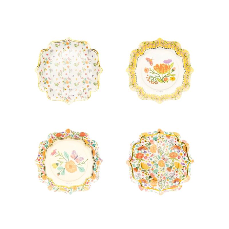 Ma Fete Tea Party Paper Dinner Plates, 10.5" (8)