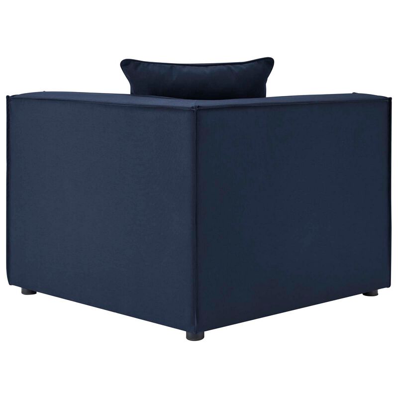 Saybrook Outdoor Patio Upholstered 2-Piece Sectional Sofa Loveseat-Benzara
