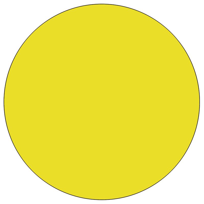 Flash Furniture 48'' Round Yellow HP Laminate Activity Table - Standard Height Adjustable Legs