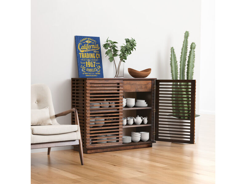 Linea Cabinet Walnut